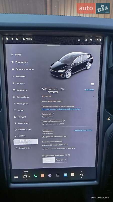 Внедорожник / Кроссовер Tesla Model X 2018 в Львове фото 12 Внедорожник / Кроссовер Tesla Model X 2018 в Львове