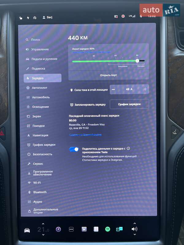 Позашляховик / Кросовер Tesla Model X 2019 в Саврані