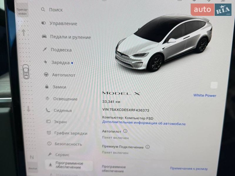 Внедорожник / Кроссовер Tesla Model X 2024 в Днепре фото 17 Внедорожник / Кроссовер Tesla Model X 2024 в Днепре