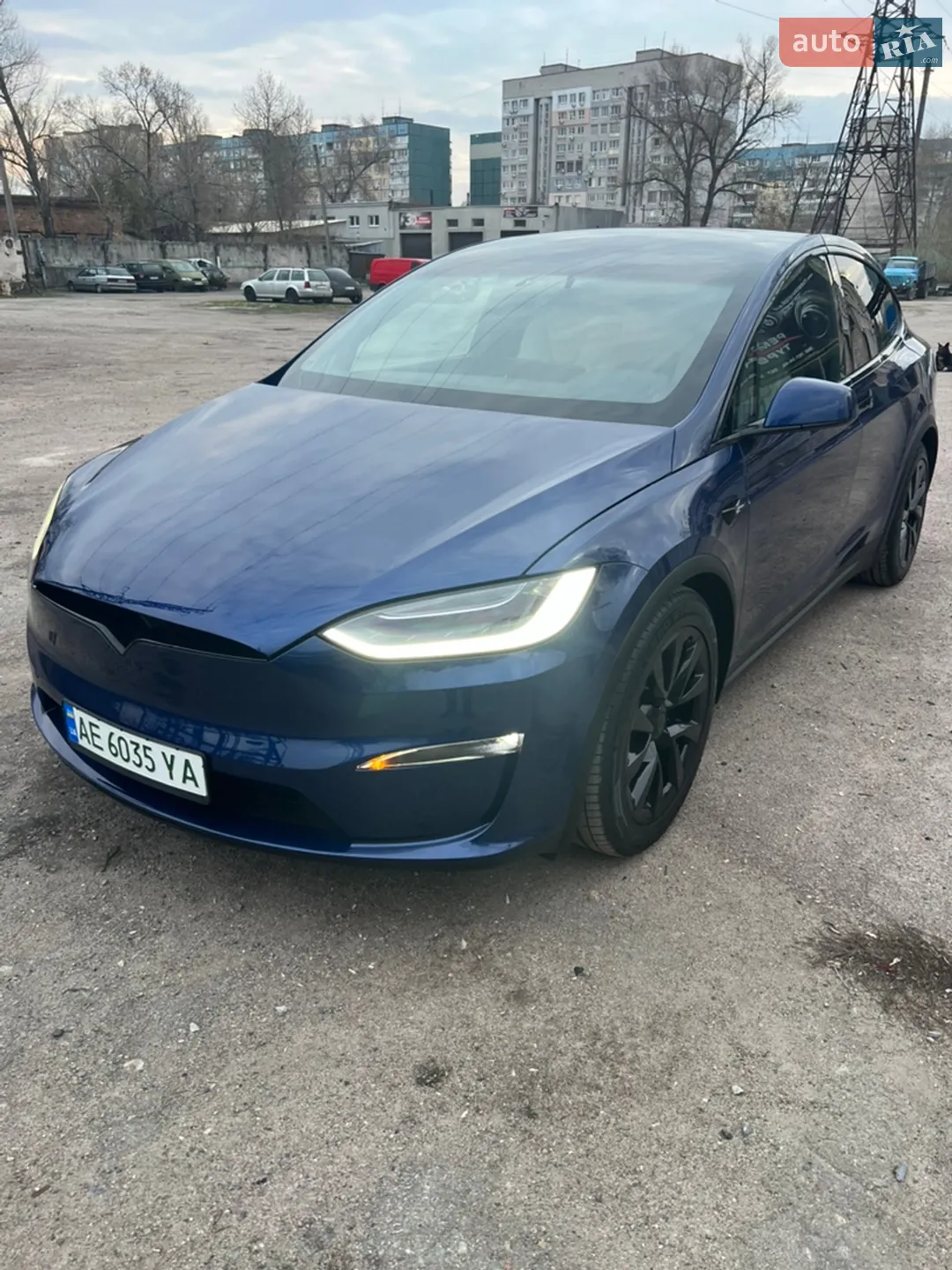 Tesla Model X 2022 VIN 7SAXCDE55NF354626 фото оголошення 2 з 24