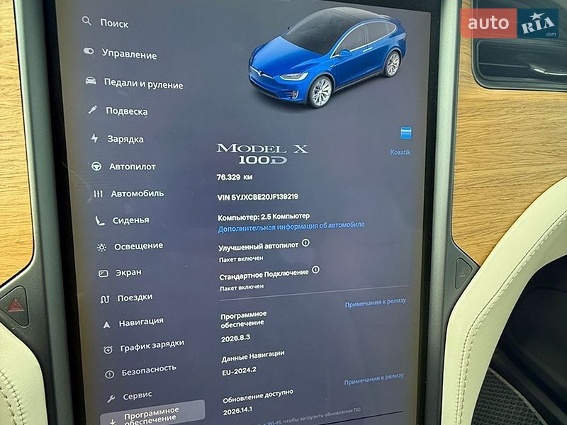 Внедорожник / Кроссовер Tesla Model X 2018 в Киеве