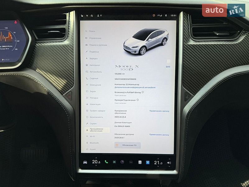 Внедорожник / Кроссовер Tesla Model X 2018 в Харькове
