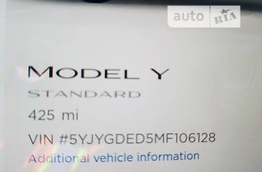 Внедорожник / Кроссовер Tesla Model Y 2021 в 