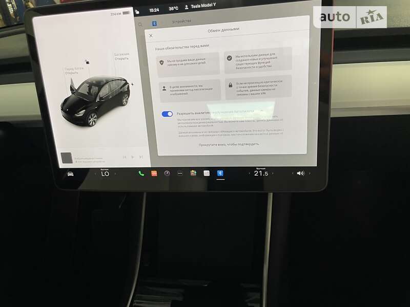 Внедорожник / Кроссовер Tesla Model Y 2021 в Одессе фото 39 Внедорожник / Кроссовер Tesla Model Y 2021 в Одессе