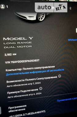 Внедорожник / Кроссовер Tesla Model Y 2023 в Харькове