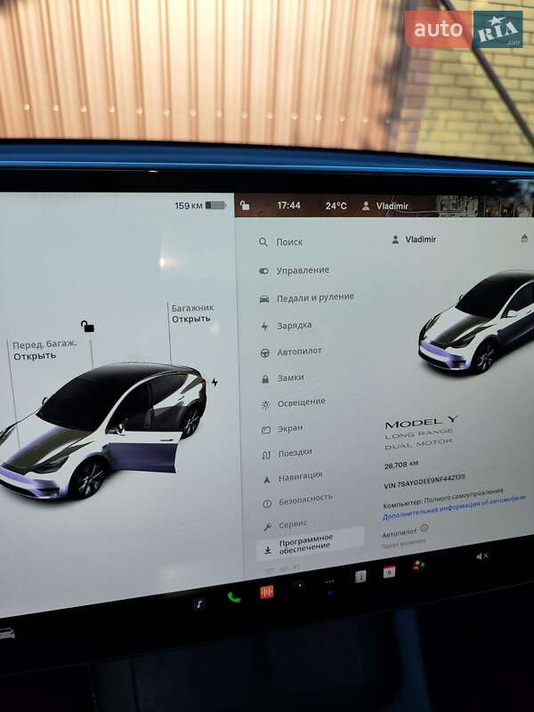 Внедорожник / Кроссовер Tesla Model Y 2022 в Запорожье