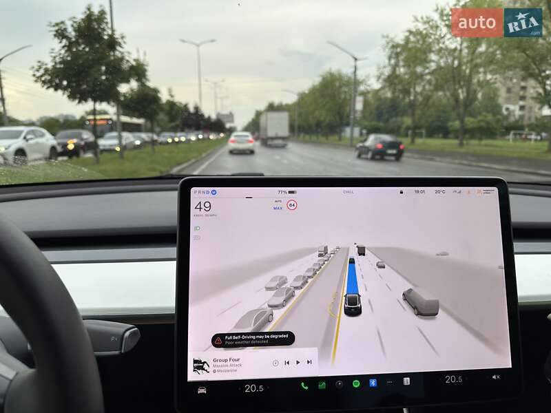 Внедорожник / Кроссовер Tesla Model Y 2020 в Львове