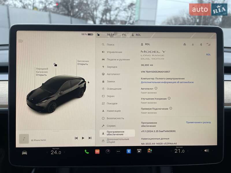 Внедорожник / Кроссовер Tesla Model Y 2022 в Киеве
