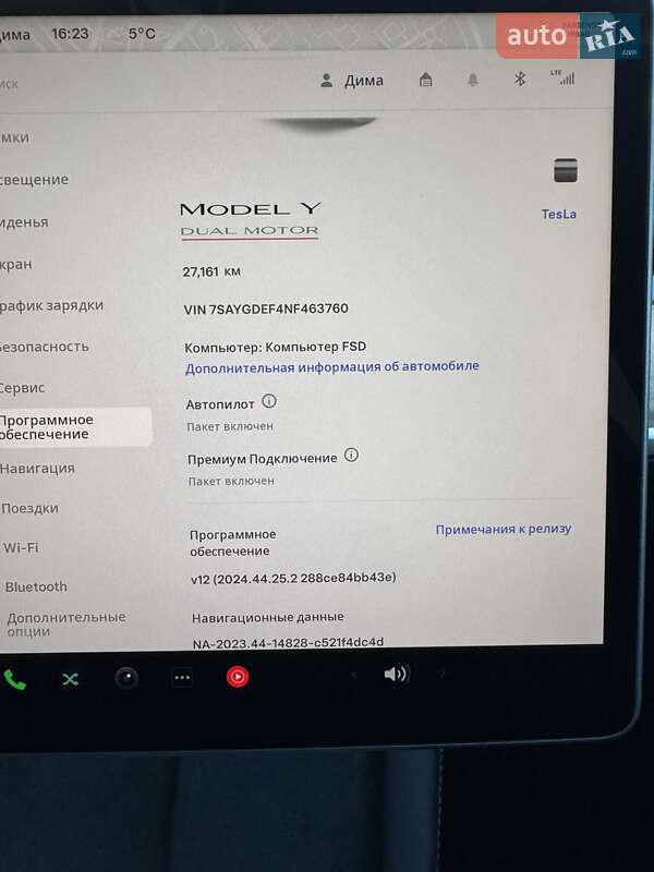Внедорожник / Кроссовер Tesla Model Y 2022 в Одессе