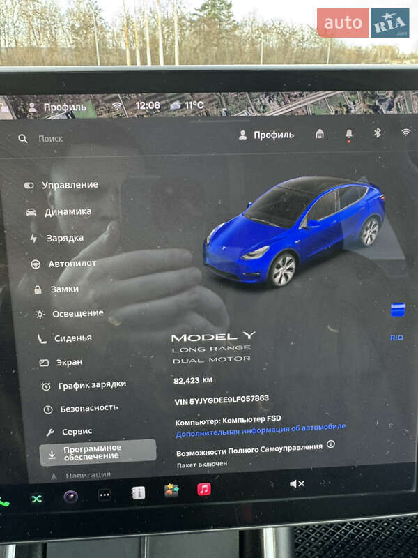 Внедорожник / Кроссовер Tesla Model Y 2020 в Львове