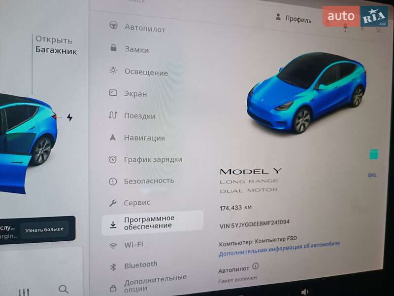 Внедорожник / Кроссовер Tesla Model Y 2021 в Одессе