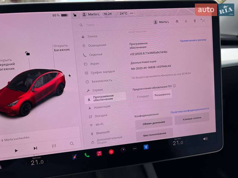 Внедорожник / Кроссовер Tesla Model Y 2021 в Львове фото 15 Внедорожник / Кроссовер Tesla Model Y 2021 в Львове