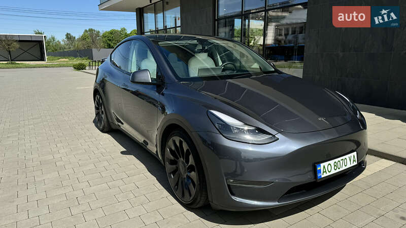 Позашляховик / Кросовер Tesla Model Y 2021 в Ужгороді