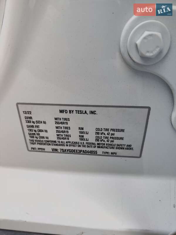 Внедорожник / Кроссовер Tesla Model Y 2022 в Белой Церкви фото 11 Внедорожник / Кроссовер Tesla Model Y 2022 в Белой Церкви