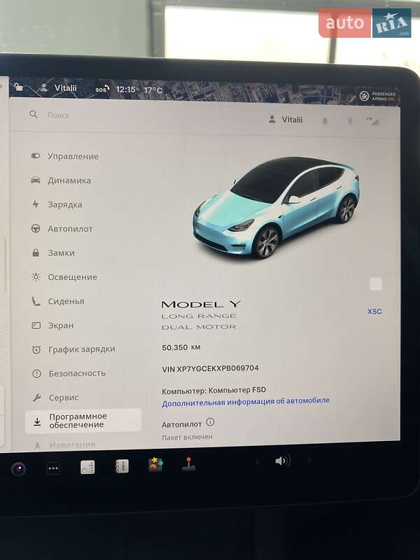Внедорожник / Кроссовер Tesla Model Y 2023 в Киеве