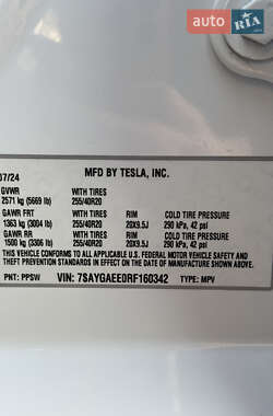 Внедорожник / Кроссовер Tesla Model Y 2024 в 