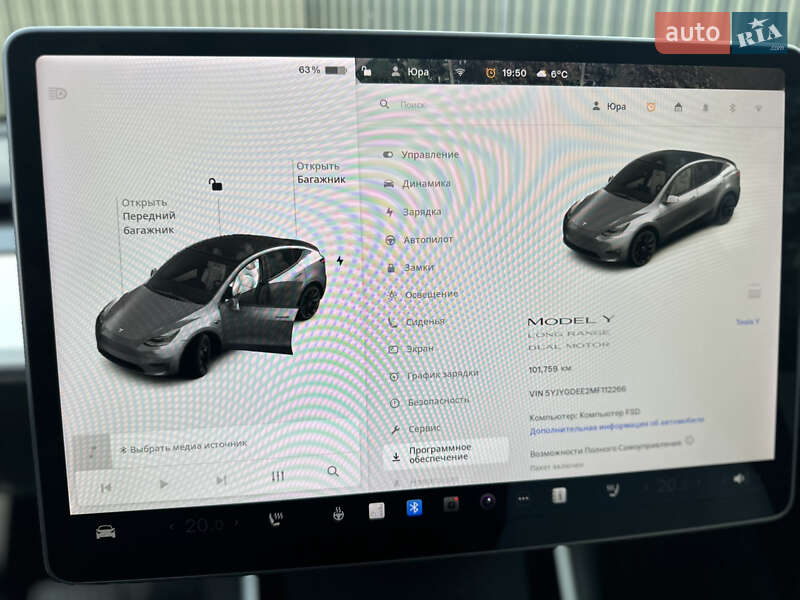 Внедорожник / Кроссовер Tesla Model Y 2021 в Львове