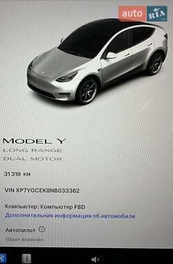 Внедорожник / Кроссовер Tesla Model Y 2022 в 