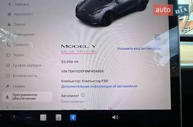 Внедорожник / Кроссовер Tesla Model Y 2022 в 