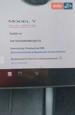 Внедорожник / Кроссовер Tesla Model Y 2021 в 