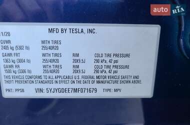 Позашляховик / Кросовер Tesla Model Y 2020 в 
