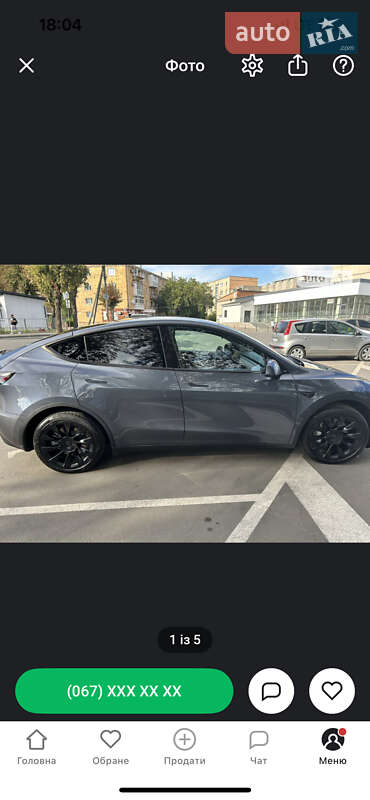 Позашляховик / Кросовер Tesla Model Y 2020 в 