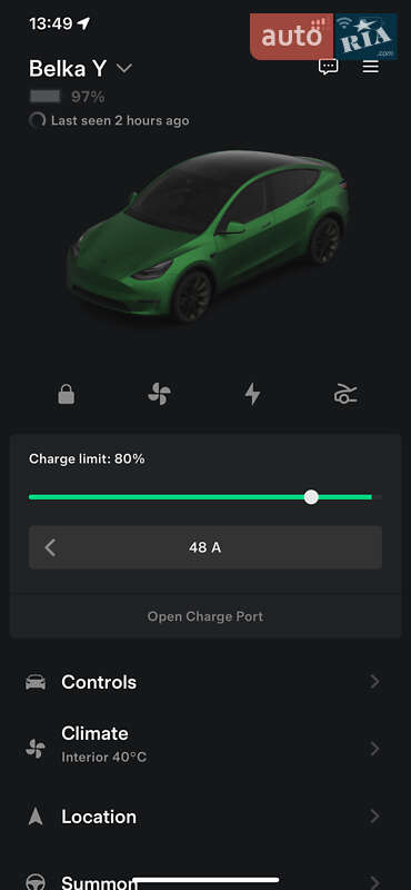 Внедорожник / Кроссовер Tesla Model Y 2021 в Софиевской Борщаговке