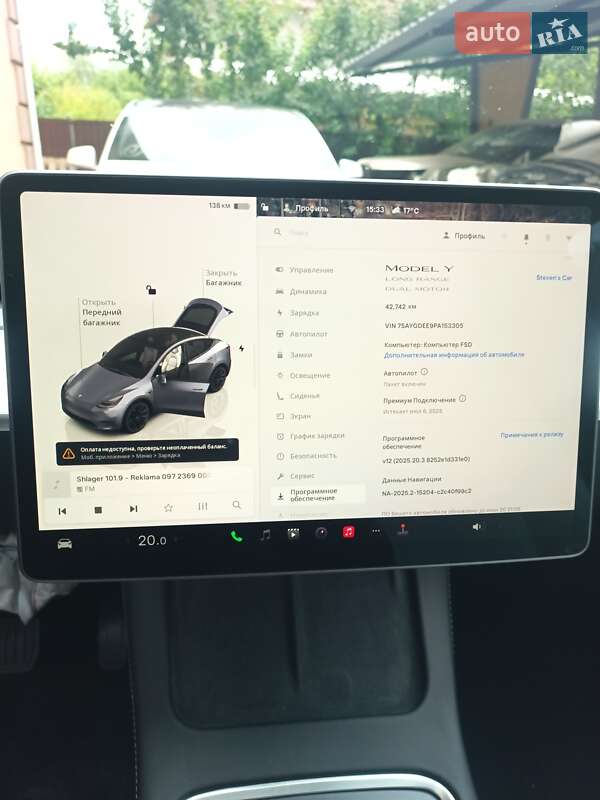 Внедорожник / Кроссовер Tesla Model Y 2023 в Киеве фото 22 Внедорожник / Кроссовер Tesla Model Y 2023 в Киеве