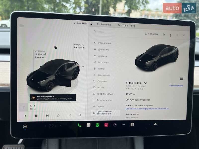 Внедорожник / Кроссовер Tesla Model Y 2023 в Киеве