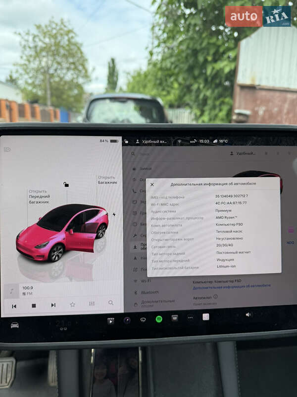 Внедорожник / Кроссовер Tesla Model Y 2022 в Белой Церкви