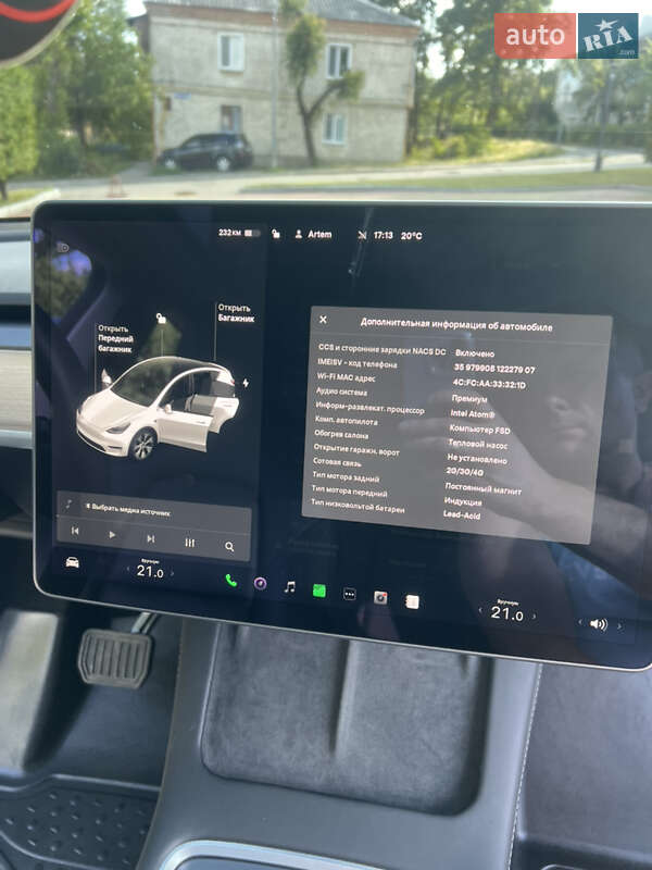 Внедорожник / Кроссовер Tesla Model Y 2021 в Харькове