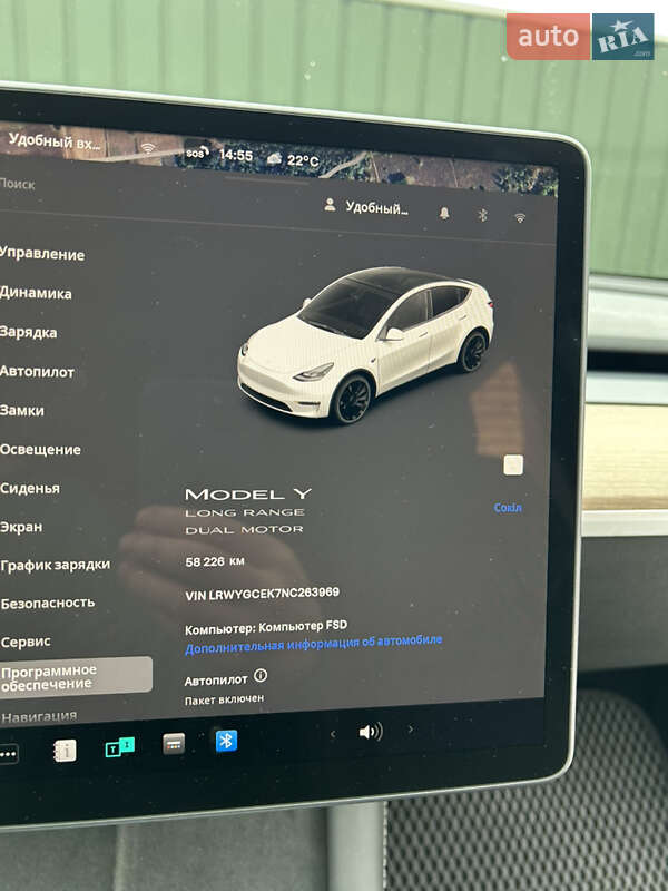 Позашляховик / Кросовер Tesla Model Y 2022 в Києві