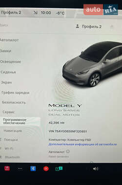 Внедорожник / Кроссовер Tesla Model Y 2021 в 
