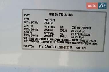 Внедорожник / Кроссовер Tesla Model Y 2022 в 
