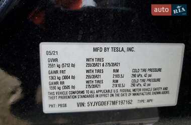 Внедорожник / Кроссовер Tesla Model Y 2021 в 
