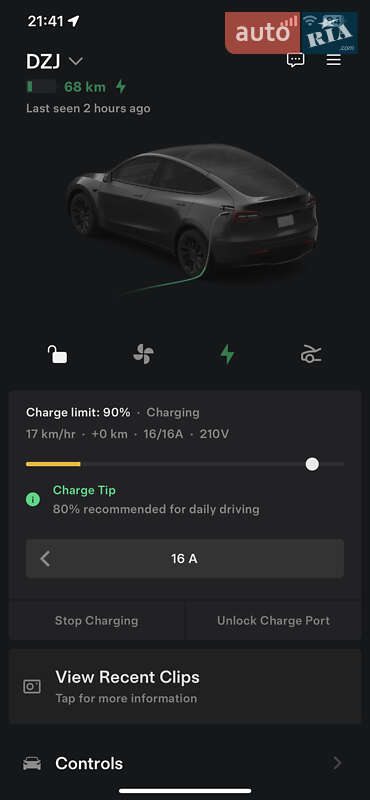 Позашляховик / Кросовер Tesla Model Y 2021 в Одесі