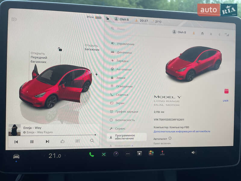 Внедорожник / Кроссовер Tesla Model Y 2024 в Львове