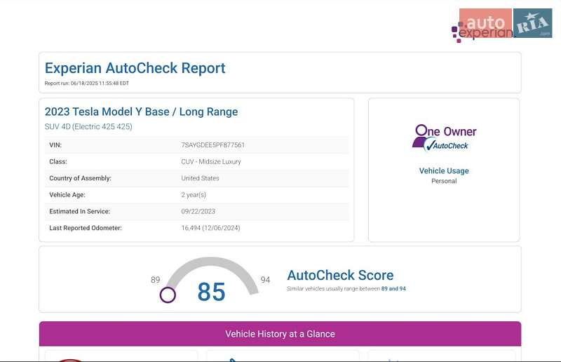 Позашляховик / Кросовер Tesla Model Y 2023 в Києві