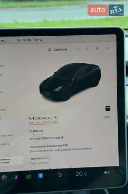 Позашляховик / Кросовер Tesla Model Y 2022 в 