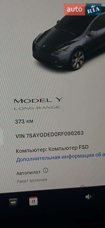 Внедорожник / Кроссовер Tesla Model Y 2024 в Киеве