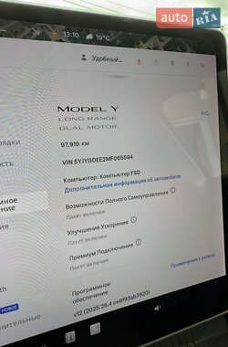 Внедорожник / Кроссовер Tesla Model Y 2020 в 
