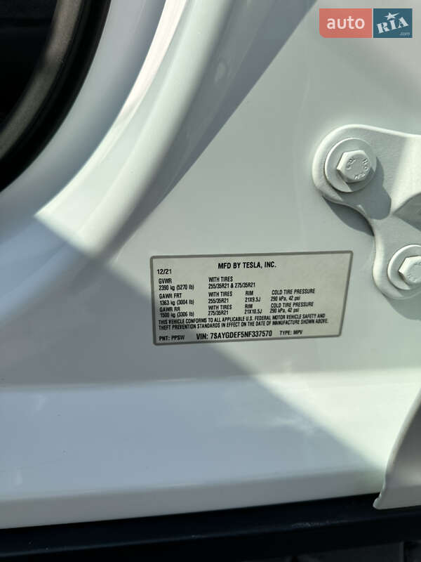 Внедорожник / Кроссовер Tesla Model Y 2021 в Виннице