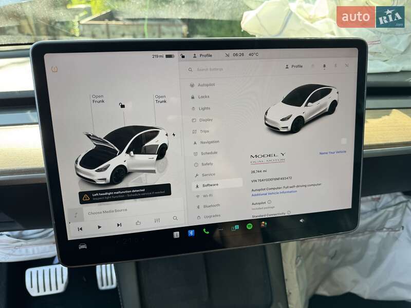Внедорожник / Кроссовер Tesla Model Y 2022 в Ровно
