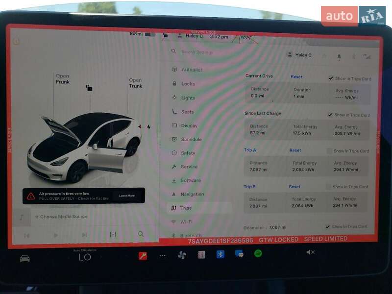 Внедорожник / Кроссовер Tesla Model Y 2025 в Киеве