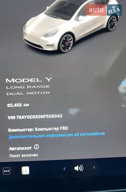Внедорожник / Кроссовер Tesla Model Y 2022 в 