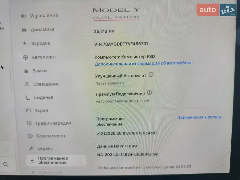 Позашляховик / Кросовер Tesla Model Y 2022 в Києві документ