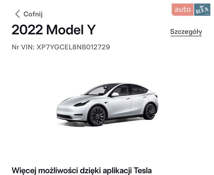 Позашляховик / Кросовер Tesla Model Y 2022 в Луцьку