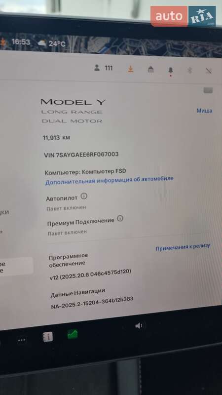 Позашляховик / Кросовер Tesla Model Y 2024 в Ірпені