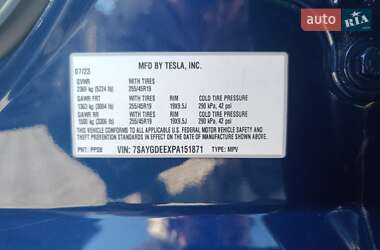 Внедорожник / Кроссовер Tesla Model Y 2023 в 