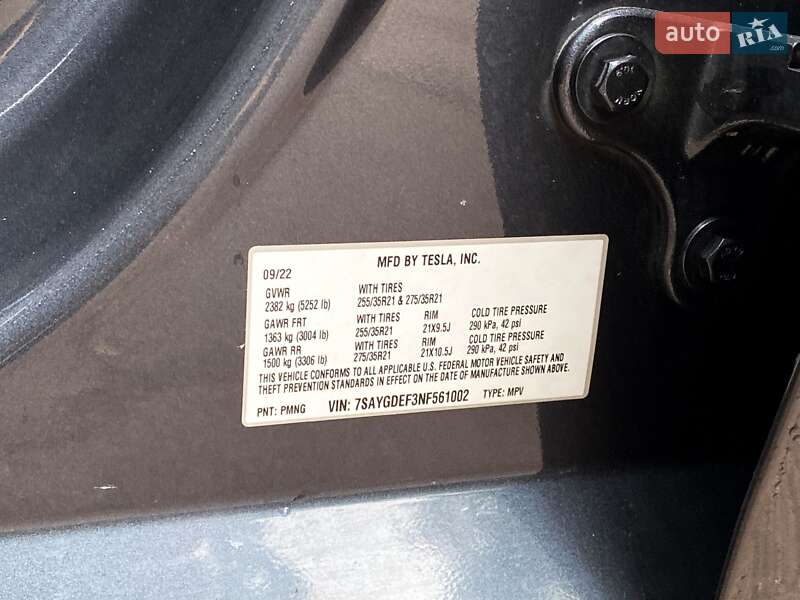 Позашляховик / Кросовер Tesla Model Y 2022 в Києві